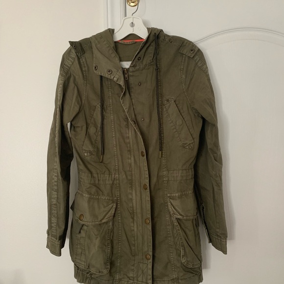 Green utility/cargo coat - Picture 2 of 3